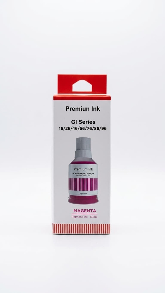 Botella de Tinta Genérica Canon GI-16 Magenta 135 ml (Premium Ink)