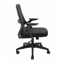 Silla Semi Ejecutiva Ferrini Verona 2516 Negra de Malla con Brazos Ajustables