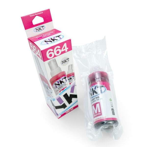 REFILL DE TINTA MARCA NKT PARA EPSON SERIE 664 SERIE L NEGRO