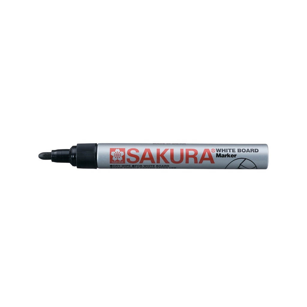 MARCADOR DE PIZARRA PUNTA REDONDA RECARGABLE SAKURA 2.0MM (NEGRO)