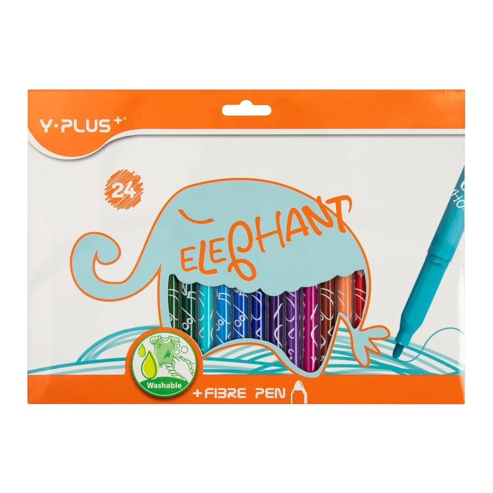 MARCADORES EN ESTUCHE Y-PLUS FP1702 PUNTA FINA 24 COLORES