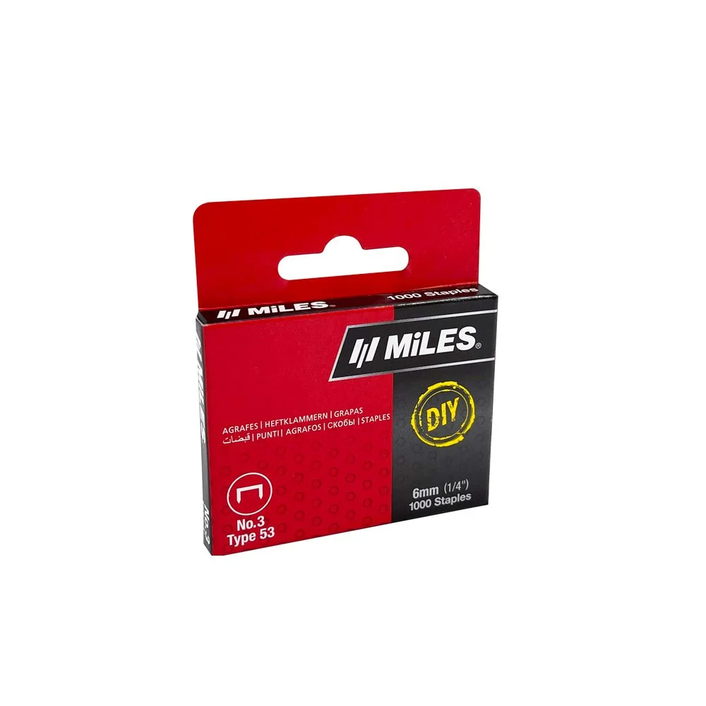 GRAPAS KANGARO 3 CX1000 DE 6MM PARA ENGRAPADORA DE PARED
