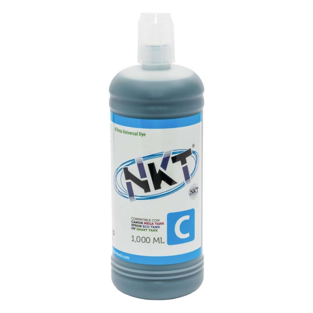 Botella de Tinta NKT Cian 1000 ml