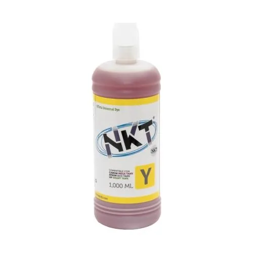 Botella de Tinta NKT Amarilla 1000 ml