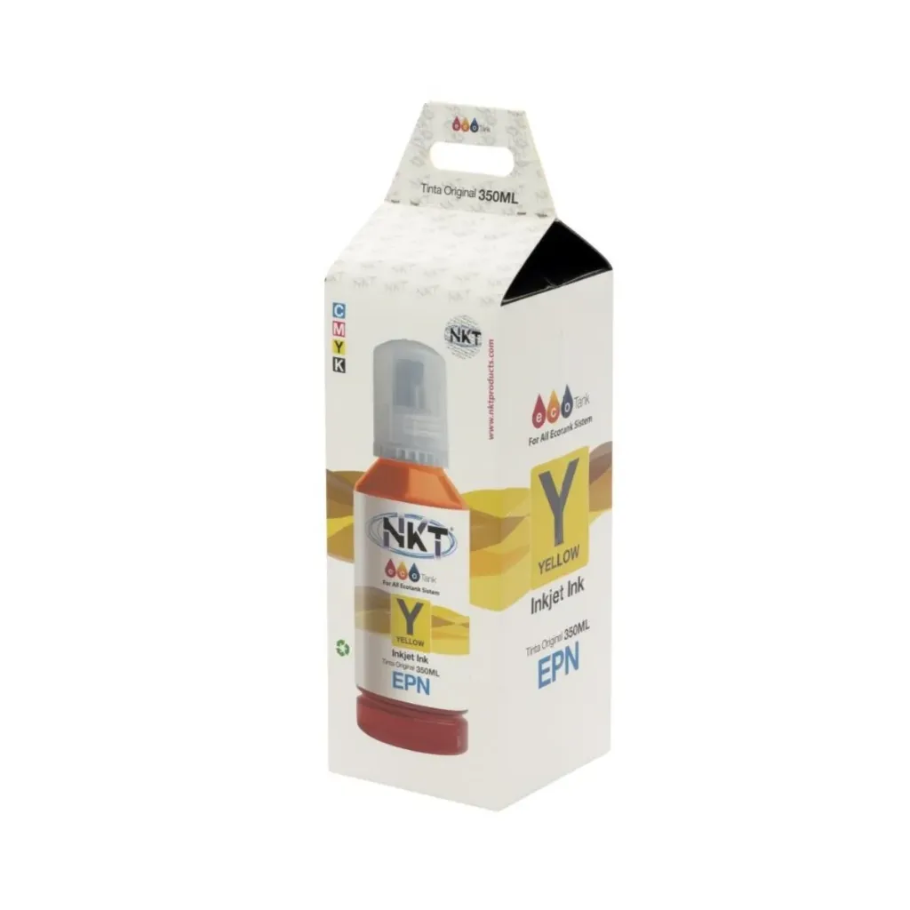 Botella de Tinta NKT Amarilla 350 ml