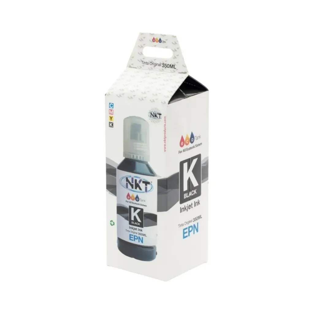 Botella de Tinta NKT Negra 350 ml