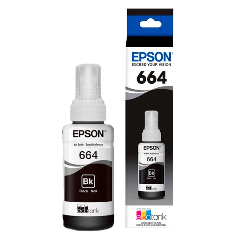 Botella de Tinta Epson 664 Negra