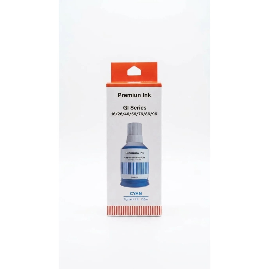 Botella de Tinta Genérica Canon GI-16 Cyan 135 ml (Premium Ink)