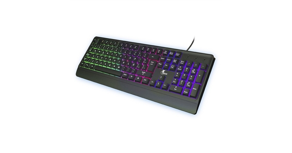Teclado Gamer Xtech XTK-505S USB Retroiluminación LED Español