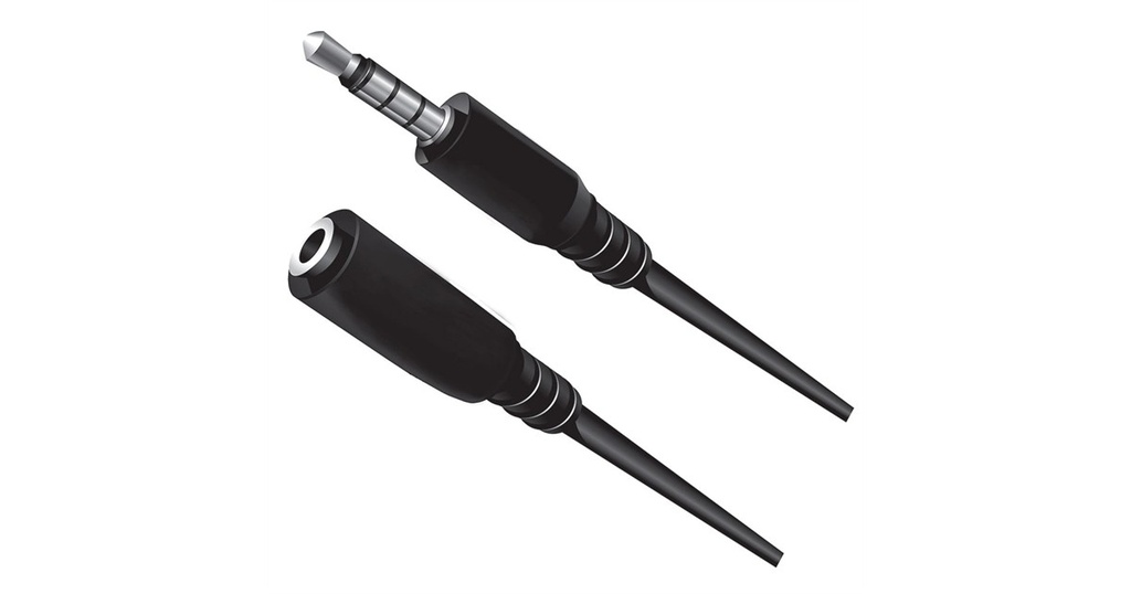 Cable de Extensión de Audio Argom 3.5 mm Macho a Hembra