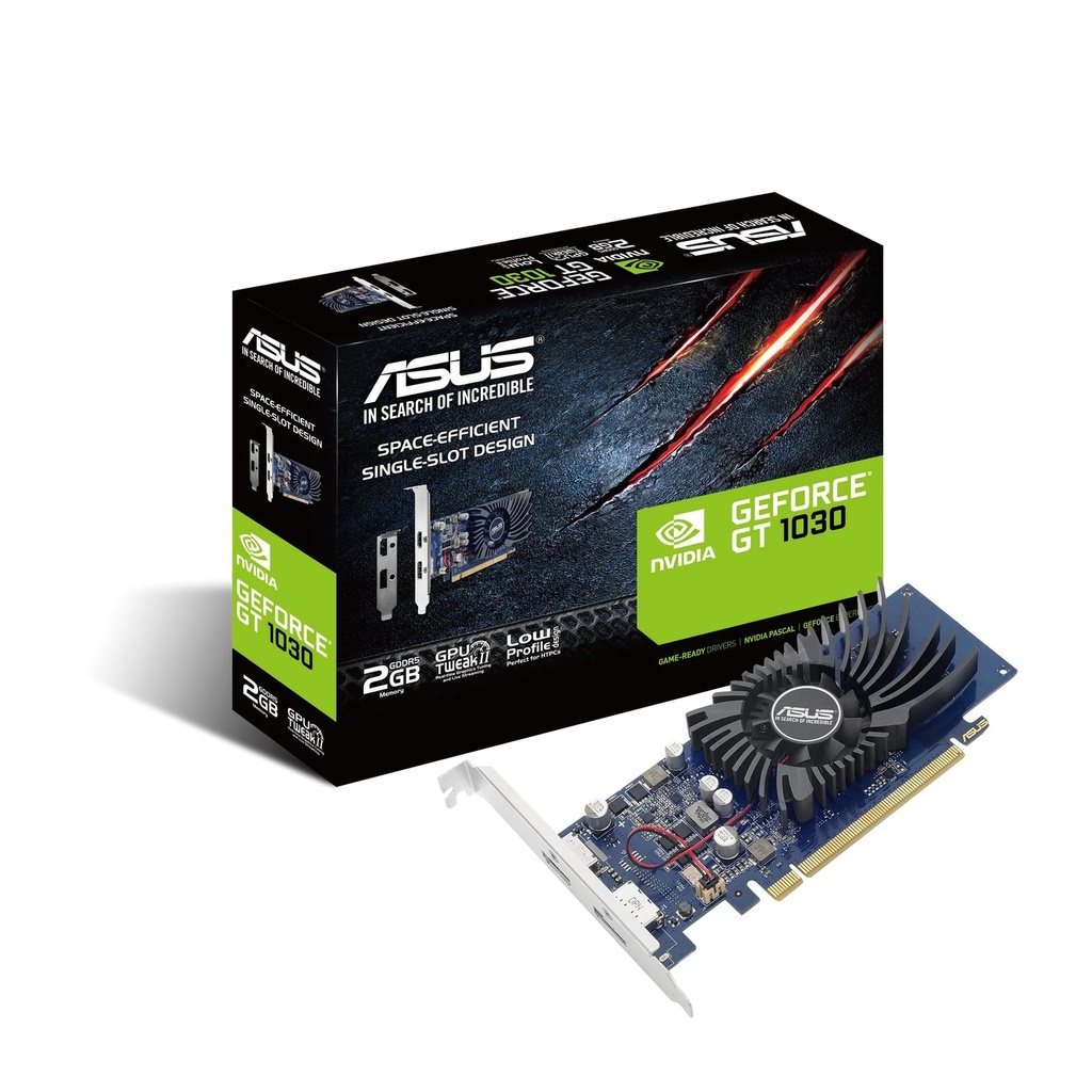 Tarjeta Gráfica ASUS NVIDIA GeForce GT 1030 2 GB GDDR5 Low Profile