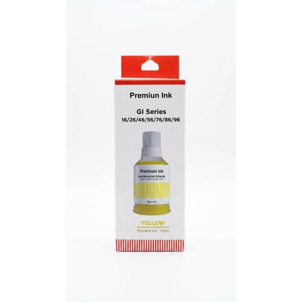 Botella de Tinta Genérica Canon GI-16 Yellow 135 ml (Premium Ink)