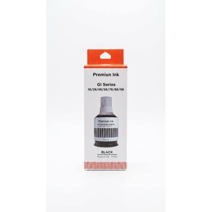 Botella de Tinta Genérica Canon GI-16 Negro 170 ml (Premium Ink)