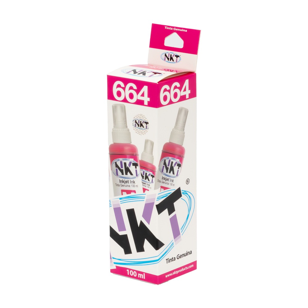 REFILL DE TINTA MARCA NKT PARA EPSON SERIE 664 SERIE L MAGENTA
