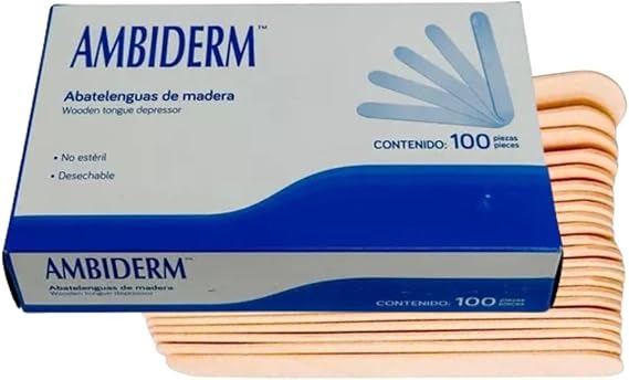 ABATALENGUAS AMBIDERM MADERA 100U