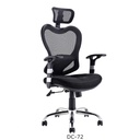 SILLA EJECUTIVA DE MESH CON BRAZO DC-72N NEGRO