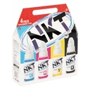 Kit de Tintas NKT para Canon 4 Colores CMYK 70 ml