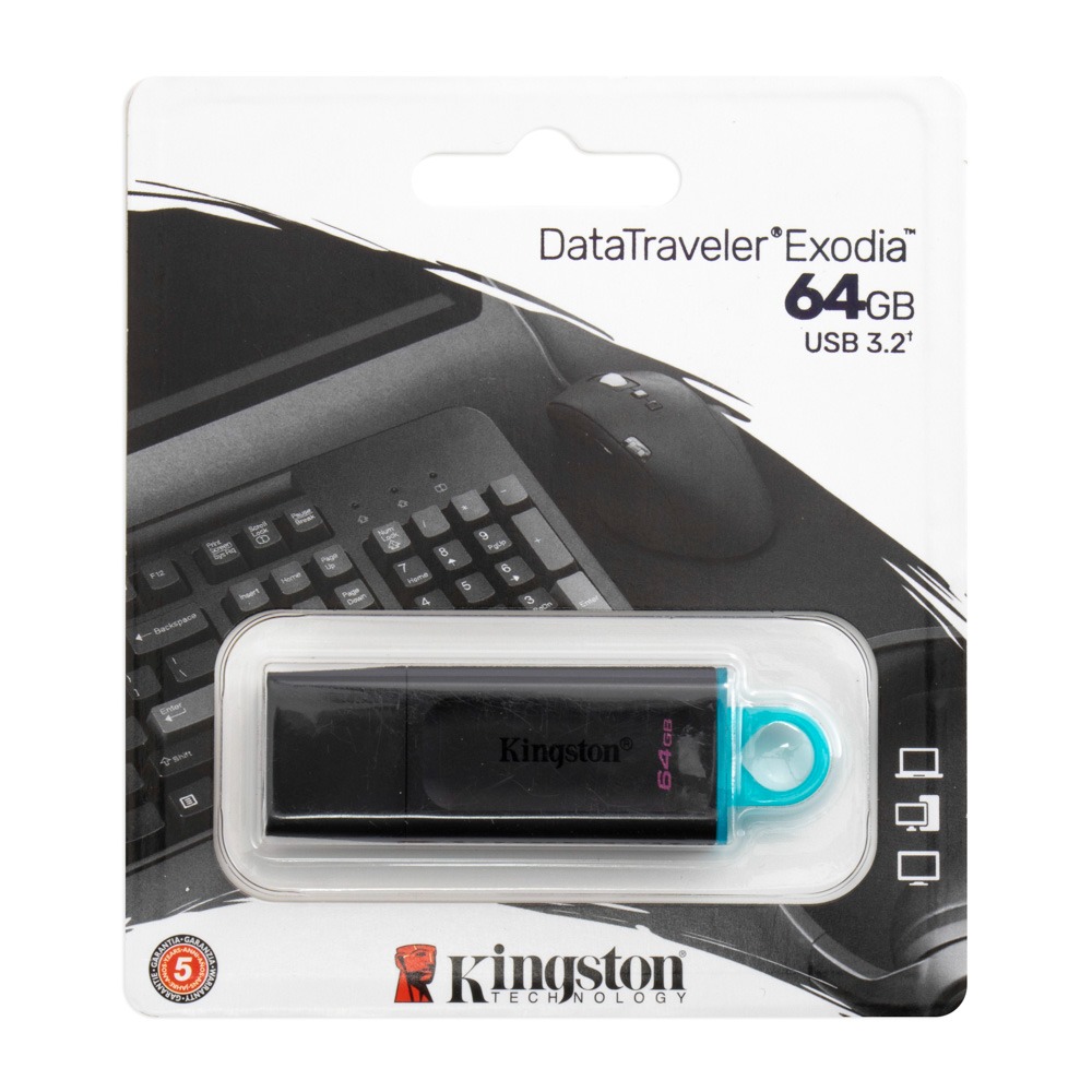 USB KINGSTON DE 64GB DT EXODIA