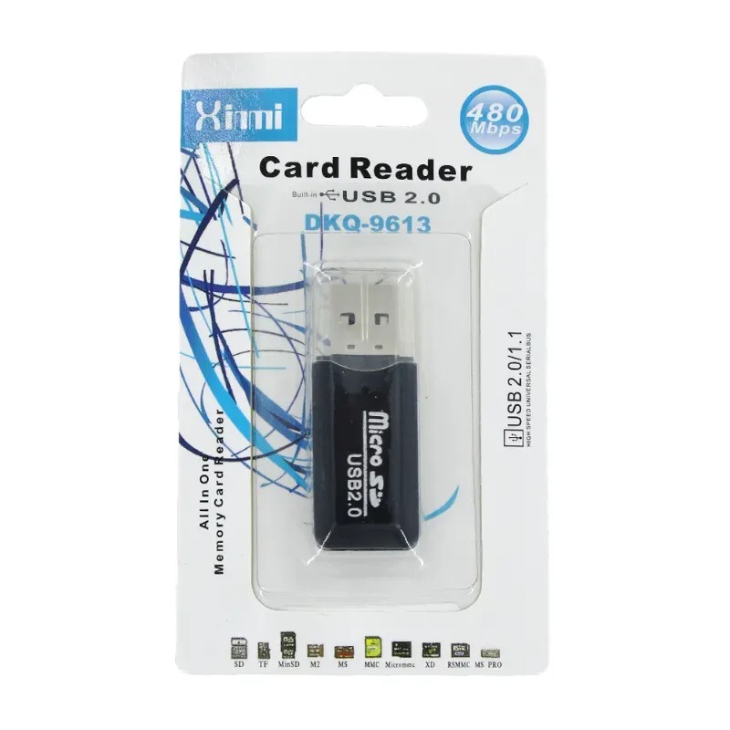 ADAPTADOR / LECTOR DE TARJETAS MICRO SD 480MBPS