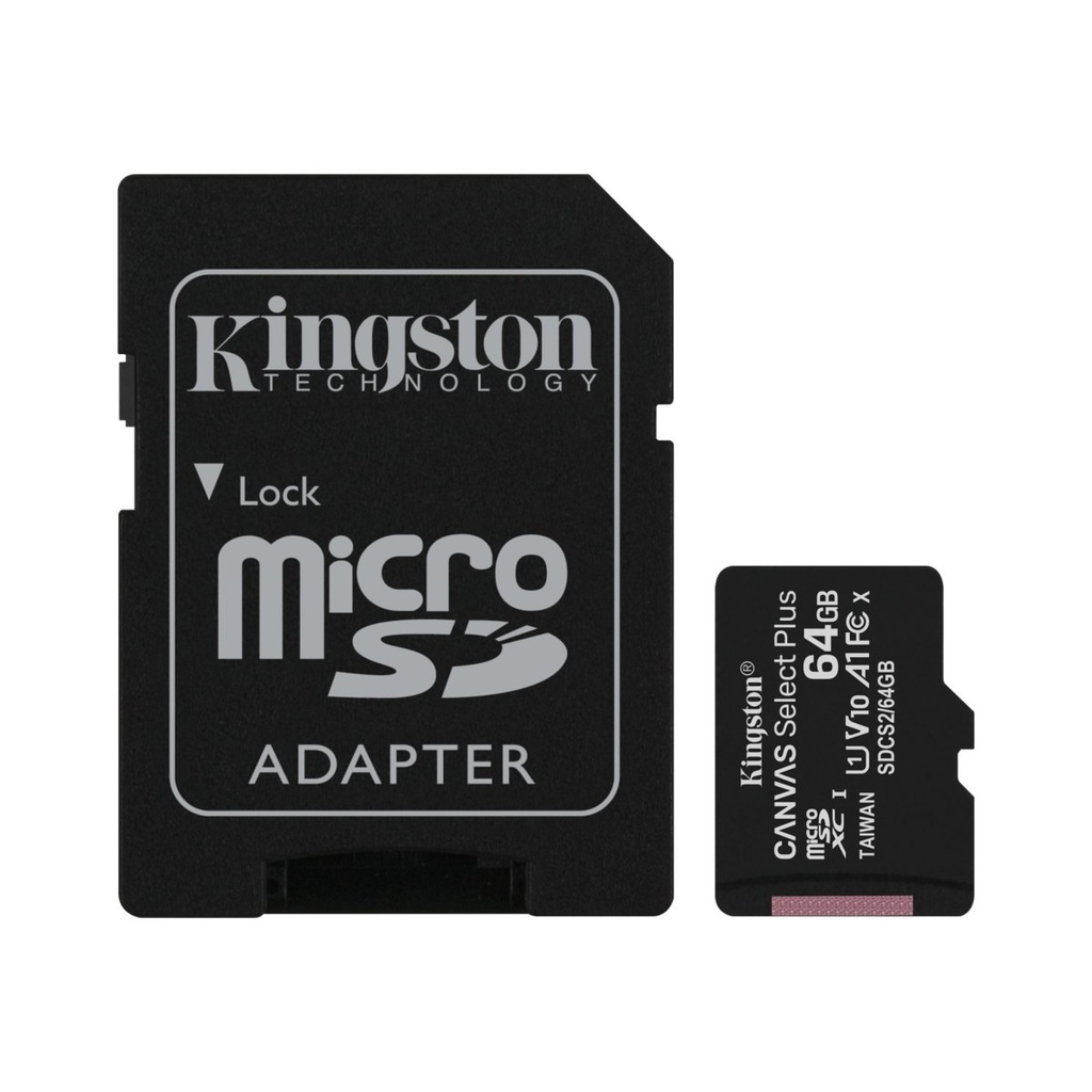 TARJETA MICROSSD KINGSTON DE 8GB CON ADAPTADOR SD