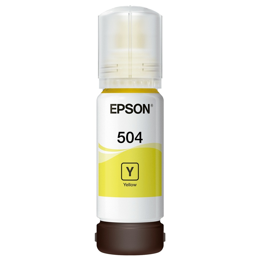 BOTELLA DE TINTA EPSON T504 AMARILLO  70ML
