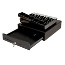 Cash Drawer AON CDK-45B para Billetes y Monedas Negro