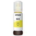 BOTELLA DE TINTA EPSON T504 AMARILLO  70ML