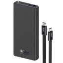 Power Bank 10000 mAh, 5VDC 2A, 22.5W, Color Negro