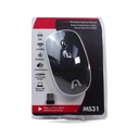MOUSE ÓPTICO INALAMBRICO 2.4GHZ USB MS31 ARGOM TECH